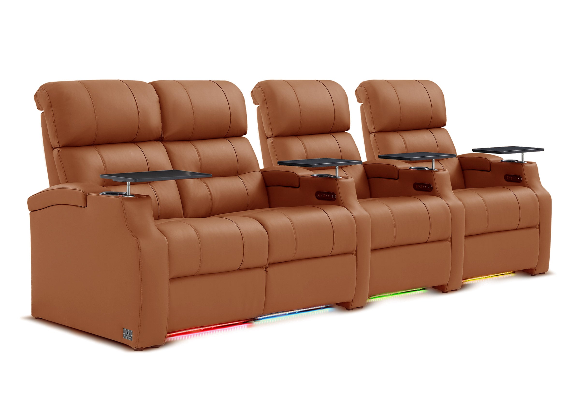 Weilianda Vanguard Series Movie Room Recliner Sofa 4 Seats