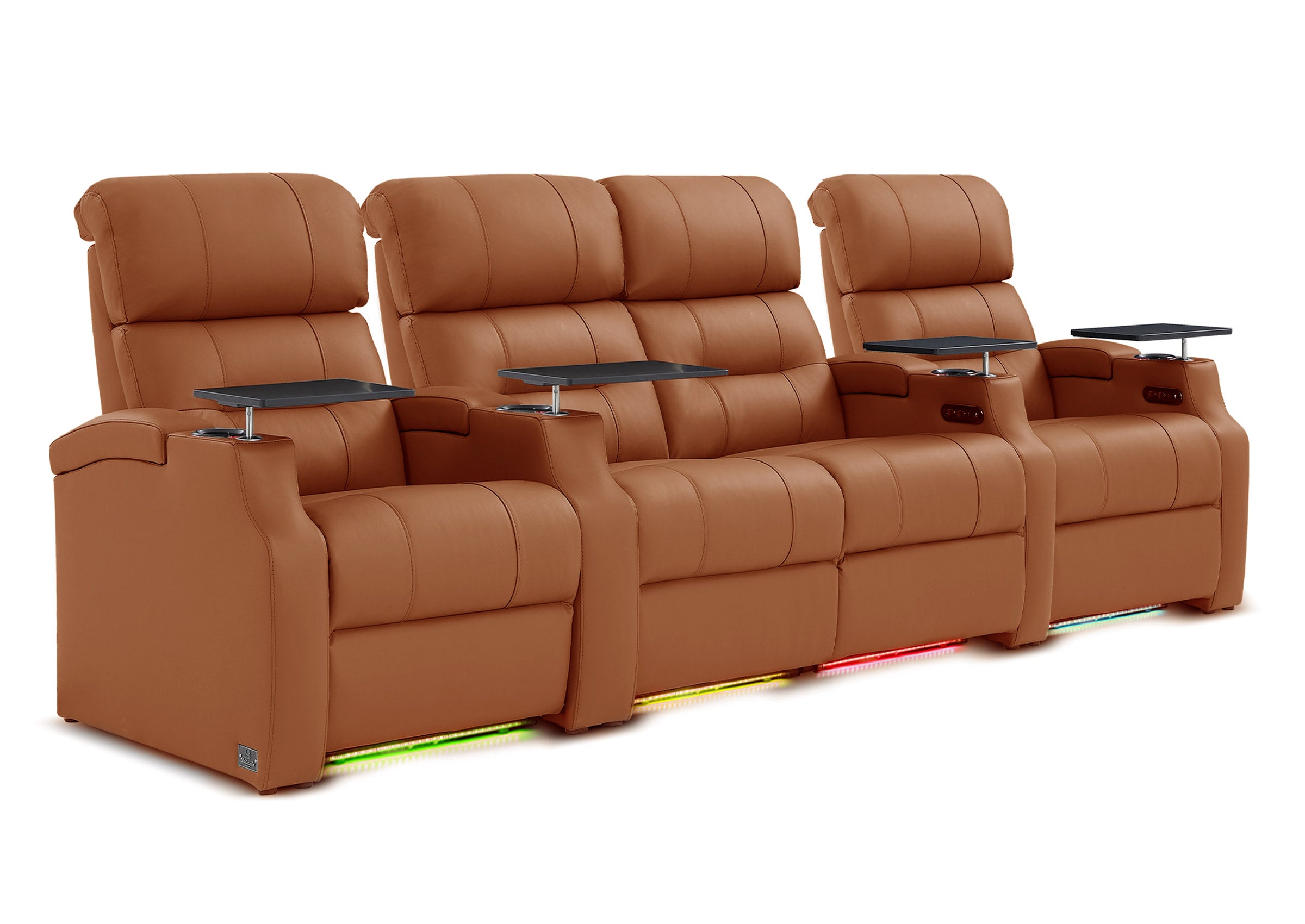 Weilianda Vanguard Series Movie Room Recliner Sofa 4 Seats