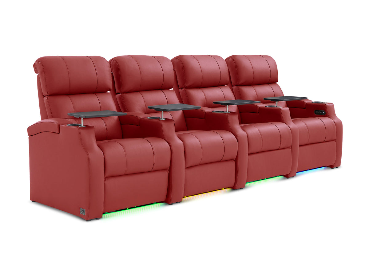 Weilianda Vanguard Series Movie Room Recliner Sofa 4 Seats
