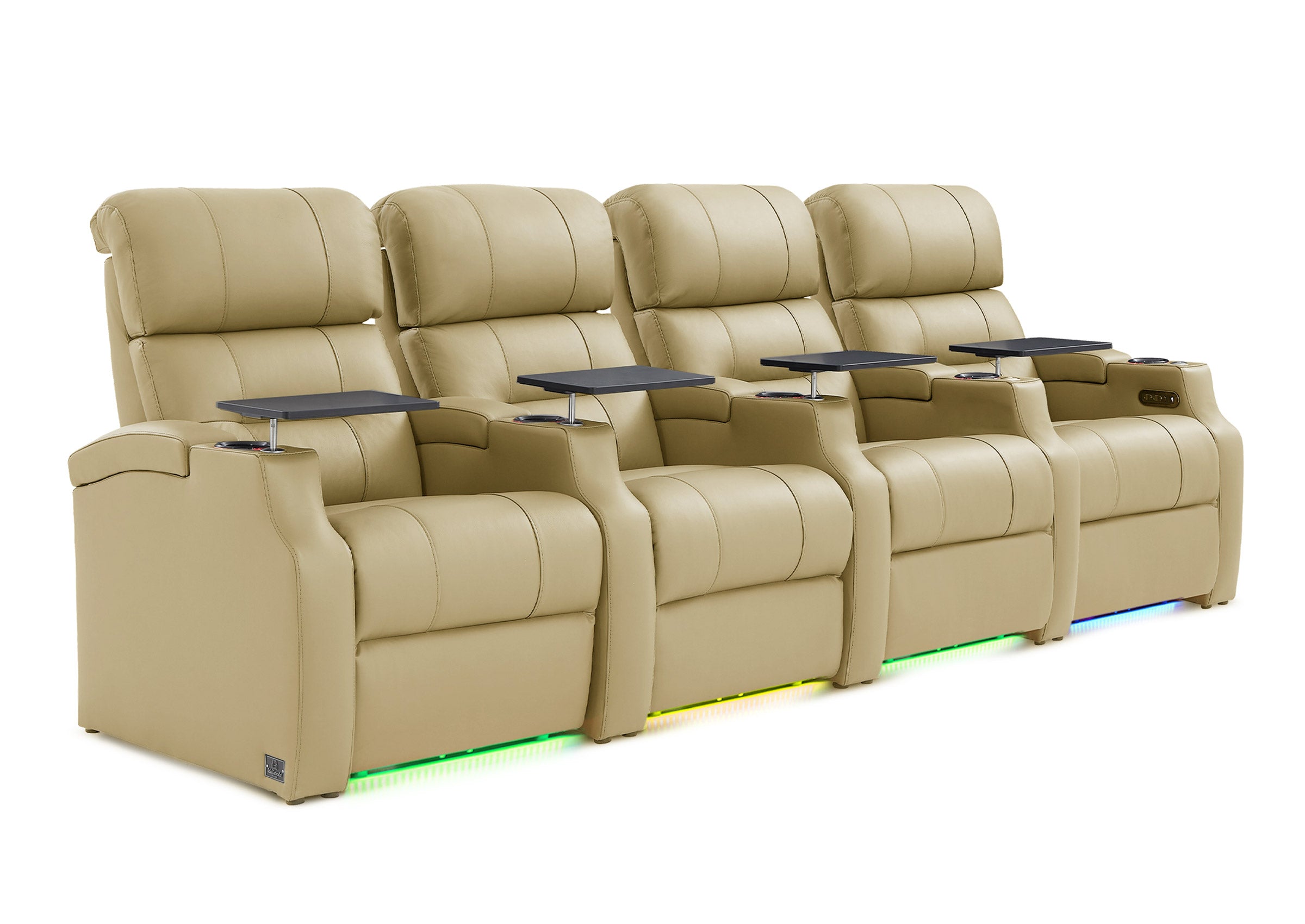 Weilianda Vanguard Series Movie Room Recliner Sofa 4 Seats