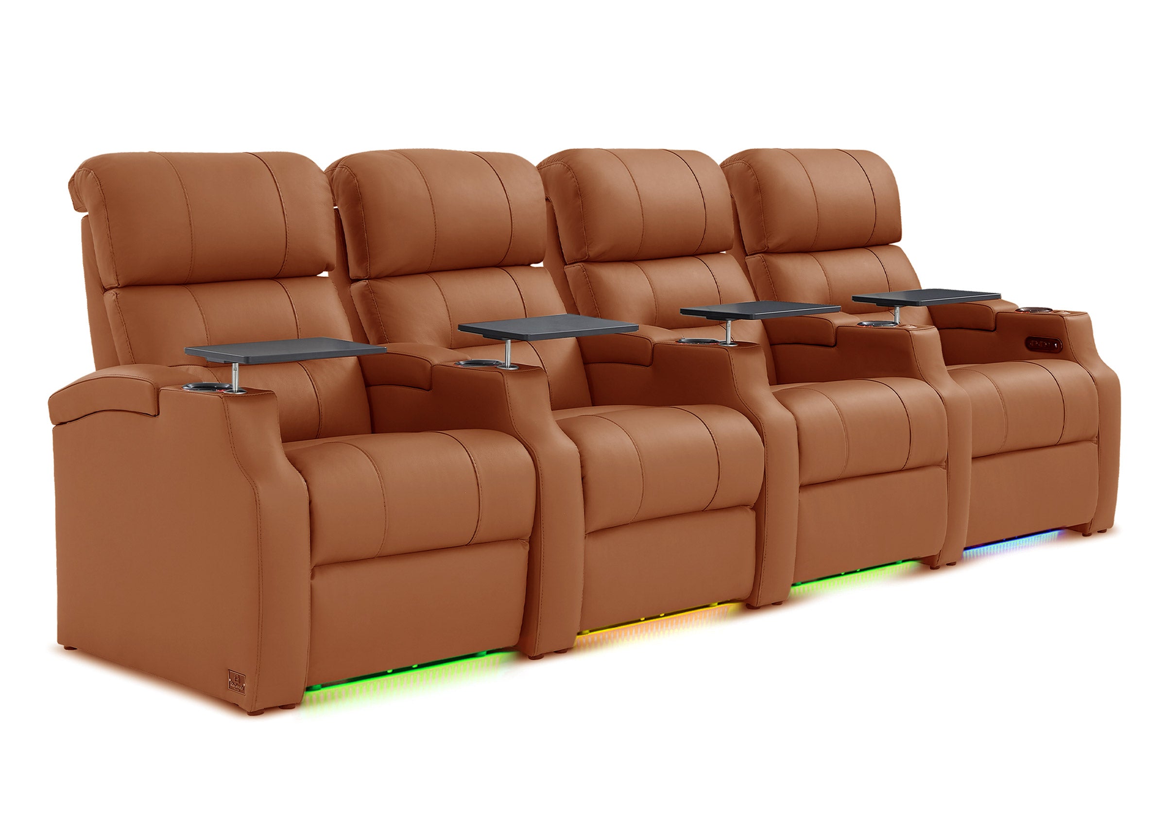 Weilianda Vanguard Series Movie Room Recliner Sofa 4 Seats