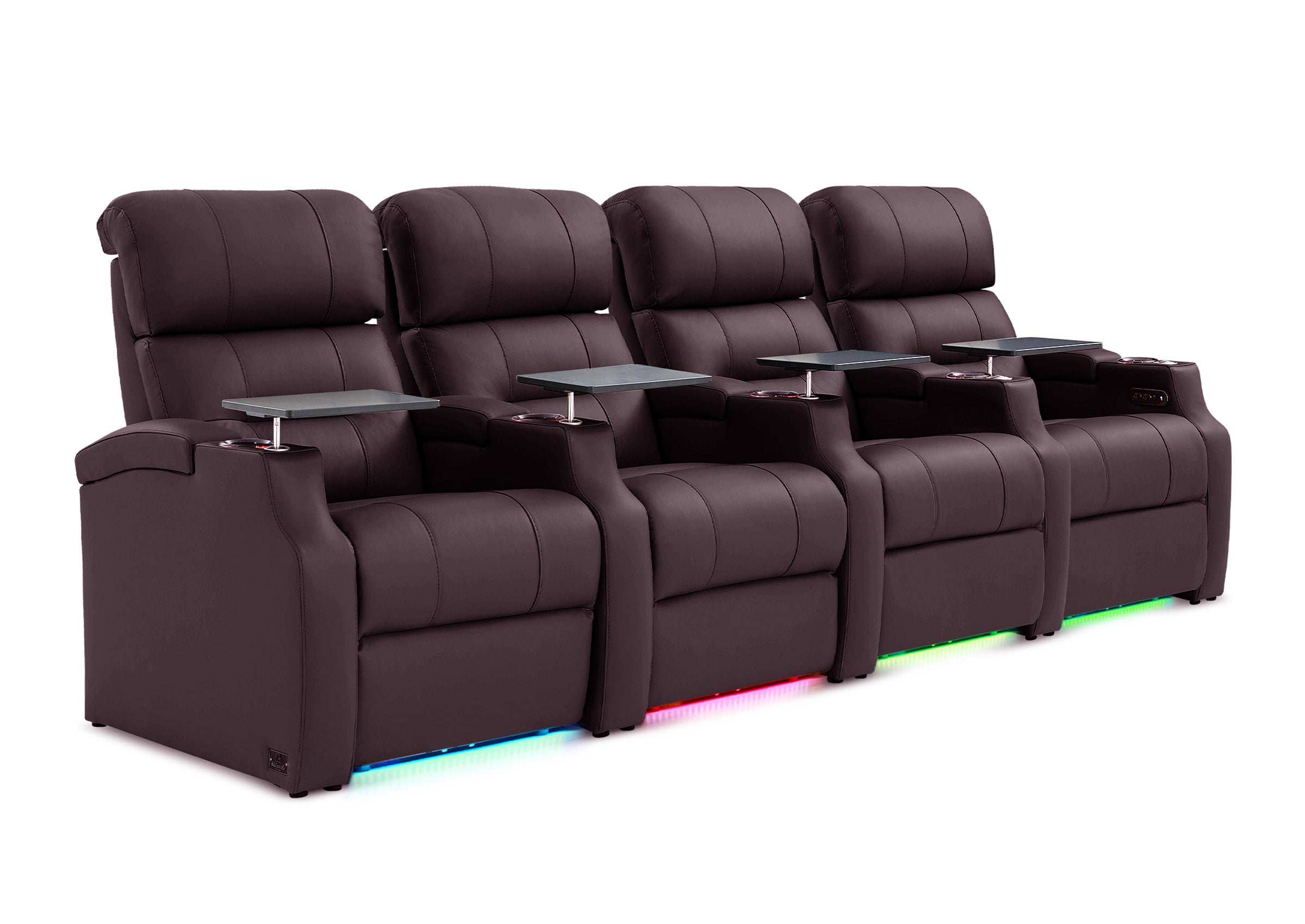 Weilianda Vanguard Series Movie Room Recliner Sofa 4 Seats