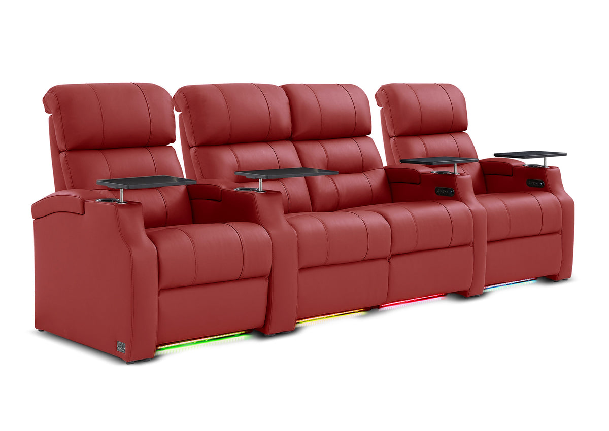 Weilianda Vanguard Series Movie Room Recliner Sofa 4 Seats
