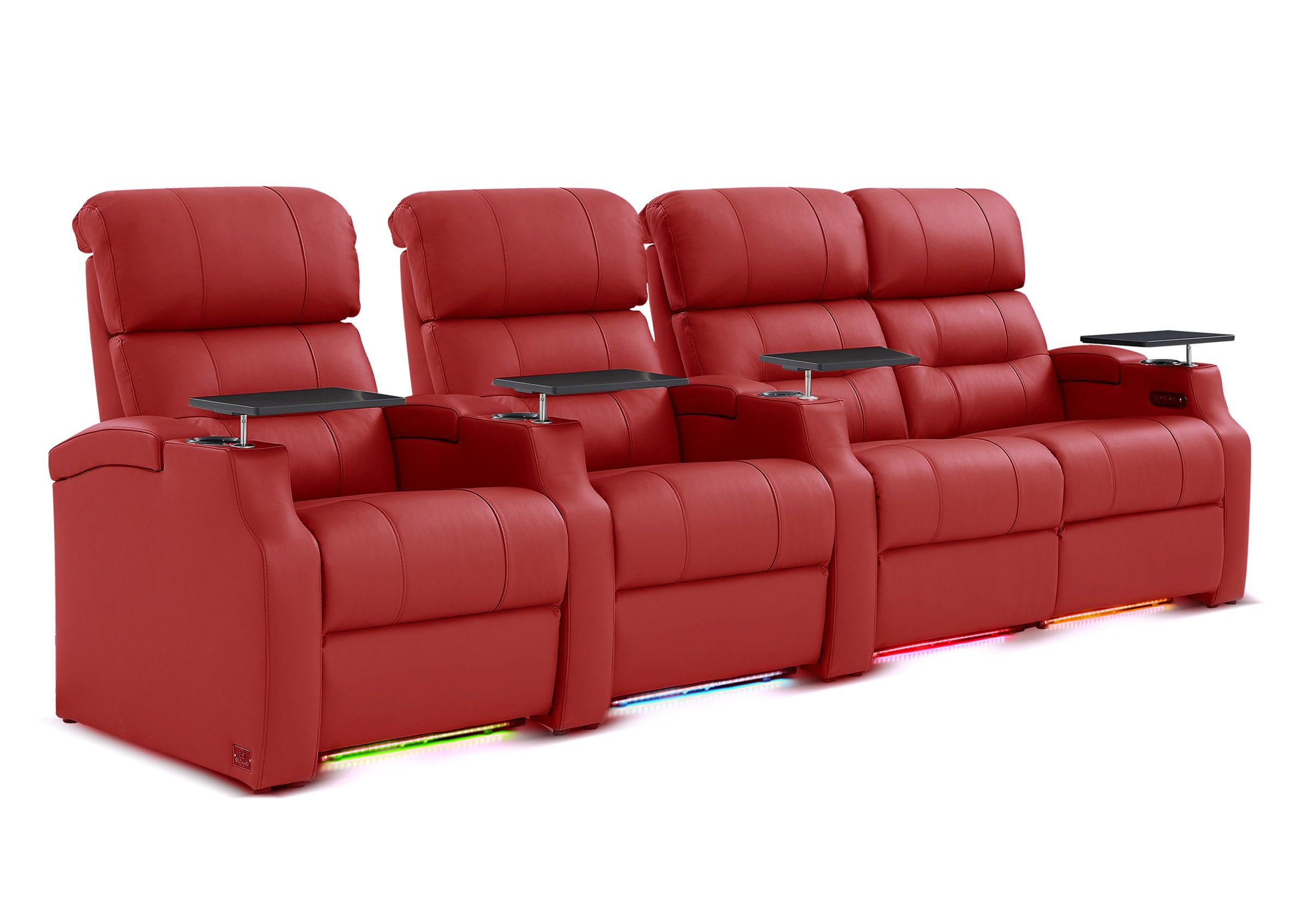 Weilianda Vanguard Series Movie Room Recliner Sofa 4 Seats