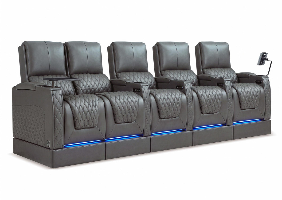 Weilianda AstroUltra Riser Series 5-Seat Genuine Leather Recliner | Zero Gravity Seating