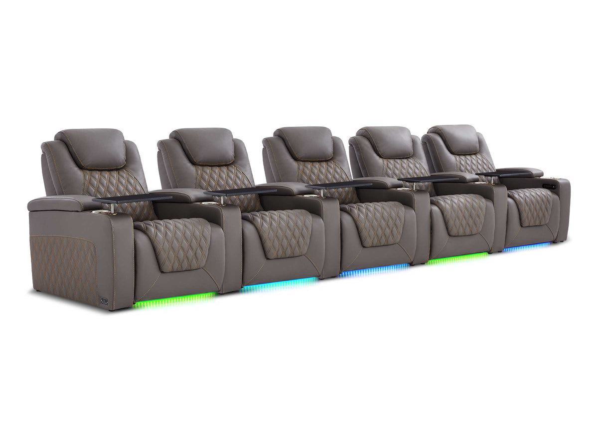 Weilianda Chic XL Series 5-Seat Electric Reclining Chair | Roomy Comfort & Multi-Color Ambient Lighting