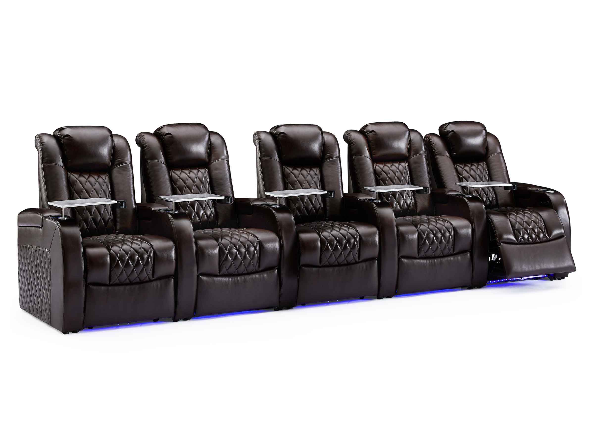 Luxury Series 4 seat Home Theater Seating