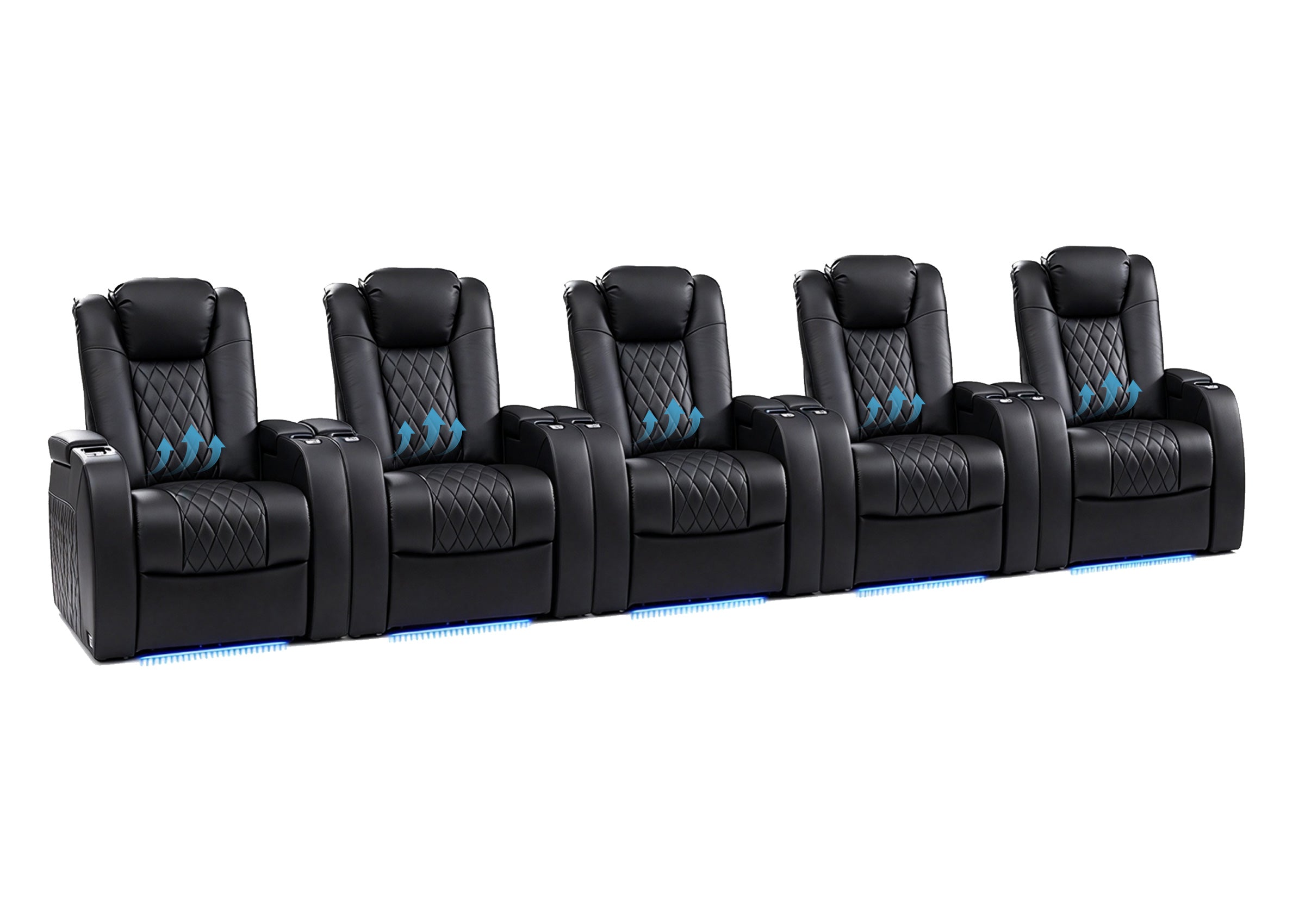 ラブラドライト 5-Seat Recliner with Power Lumbar, Zero Gravity & LEDs