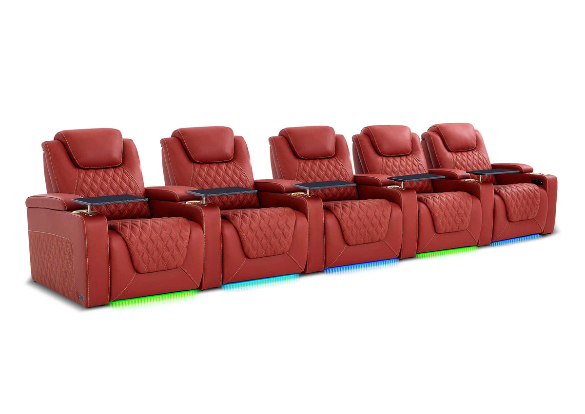 Weilianda Chic XL Series 5-Seat Electric Reclining Chair | Roomy Comfort & Multi-Color Ambient Lighting