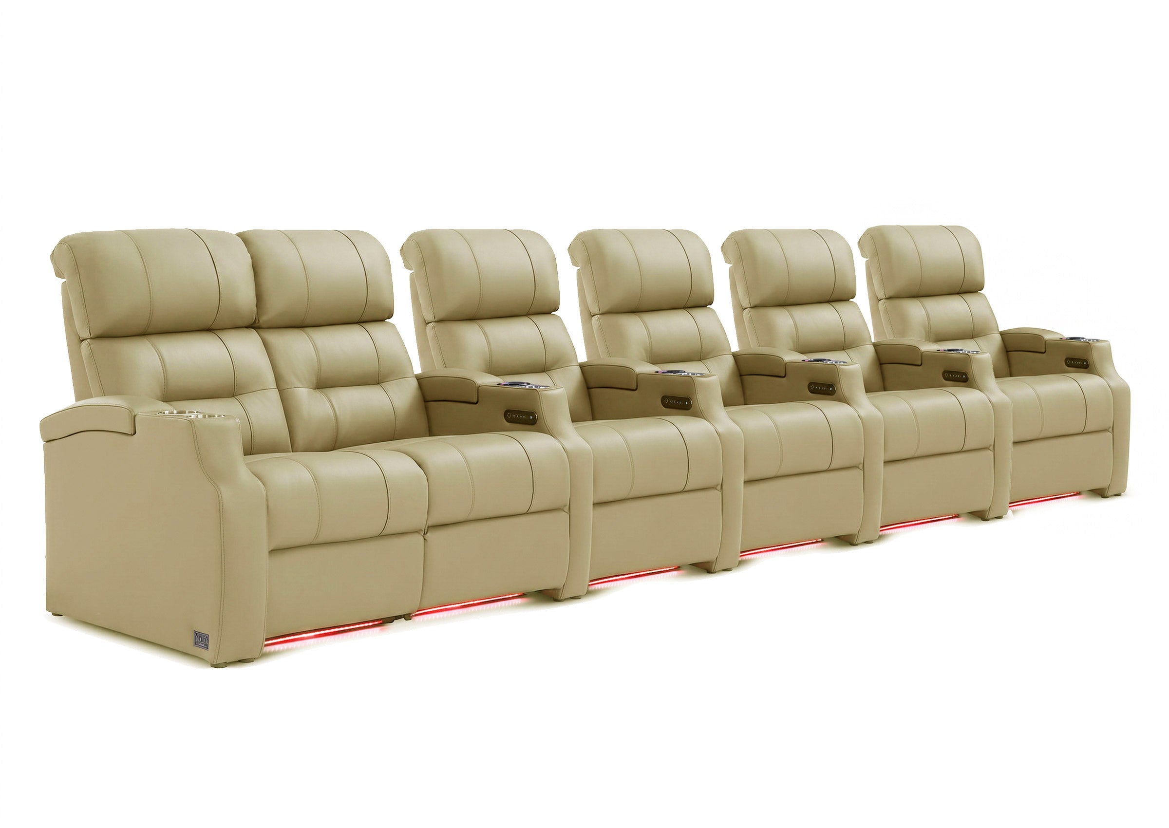 Weilianda Vanguard Series Power Theater Seats 6-seat