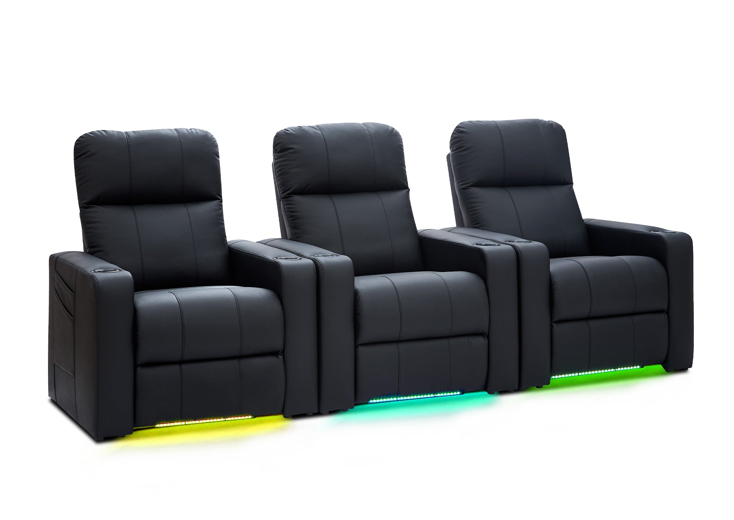 Weilianda ZeoFlex Series Zero Gravity Power Theater Recliner with RGB Ambient Lighting