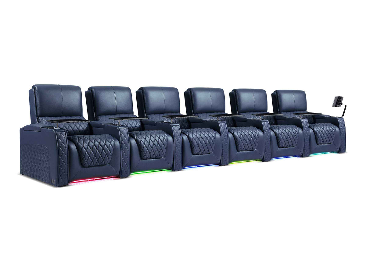 Weilianda AstroUltra XL Series – Big & Tall Design Six Seat Zero Gravity Recliner | Spacious Seating & Multi-Color Lighting