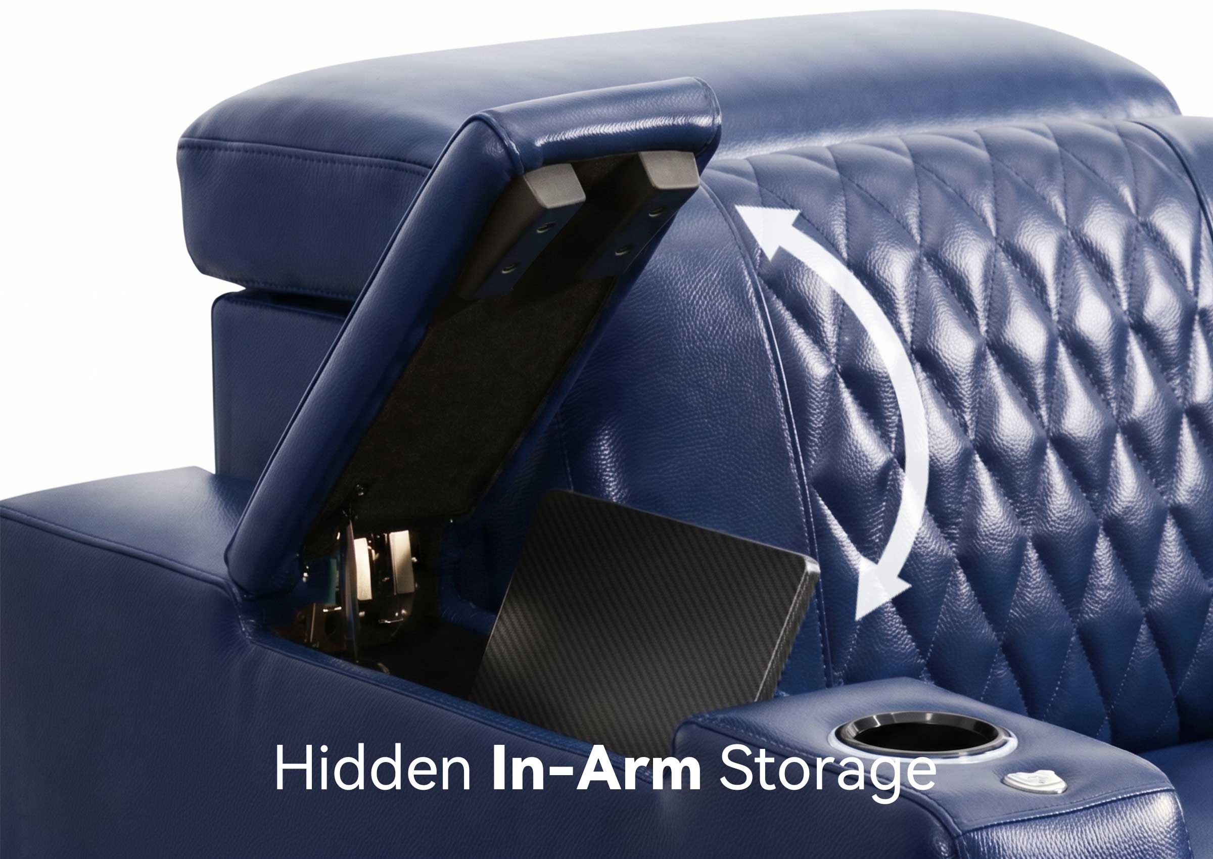 Weilianda RegalNex Series Custom Low-Profile Home Theater Seat | Wall Hugger Recliner