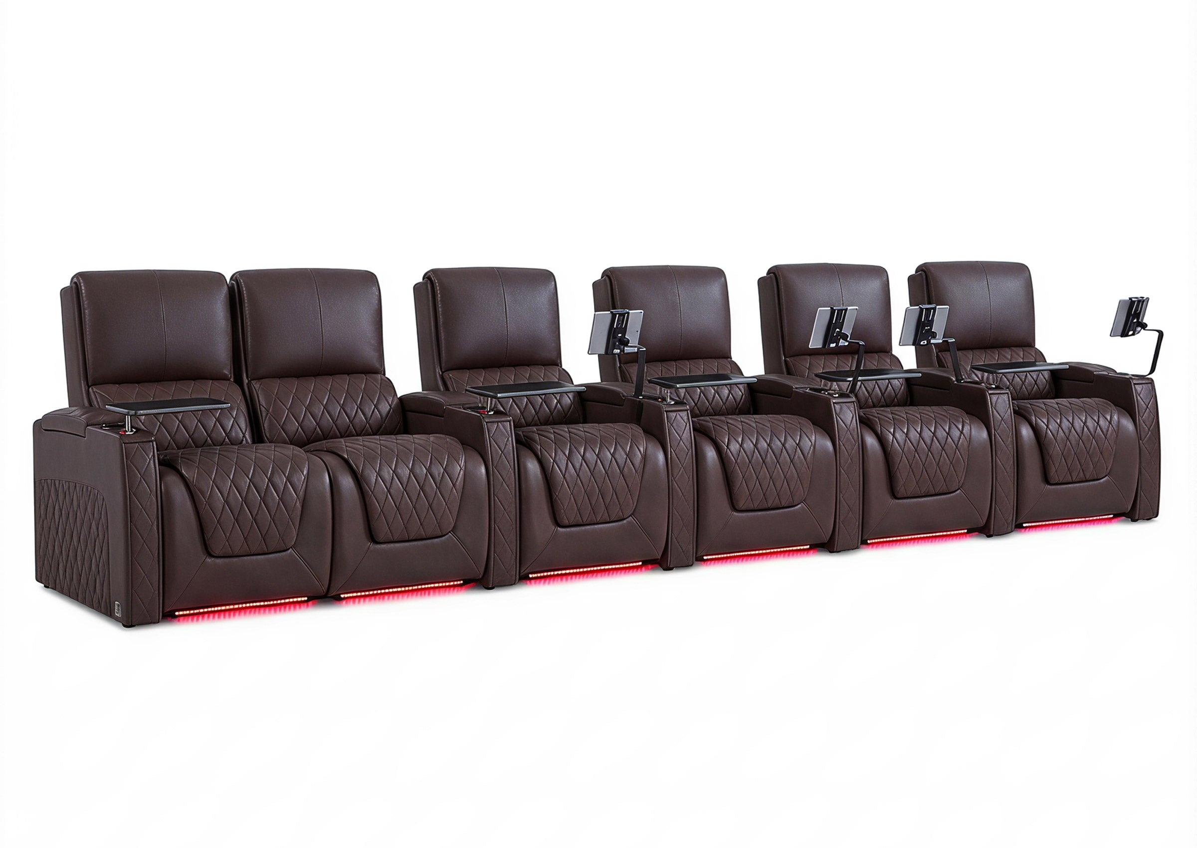 Weilianda AstroUltra Series Movie Theater Reclining Seats 6-Seat | Premium Leather & Zero Gravity