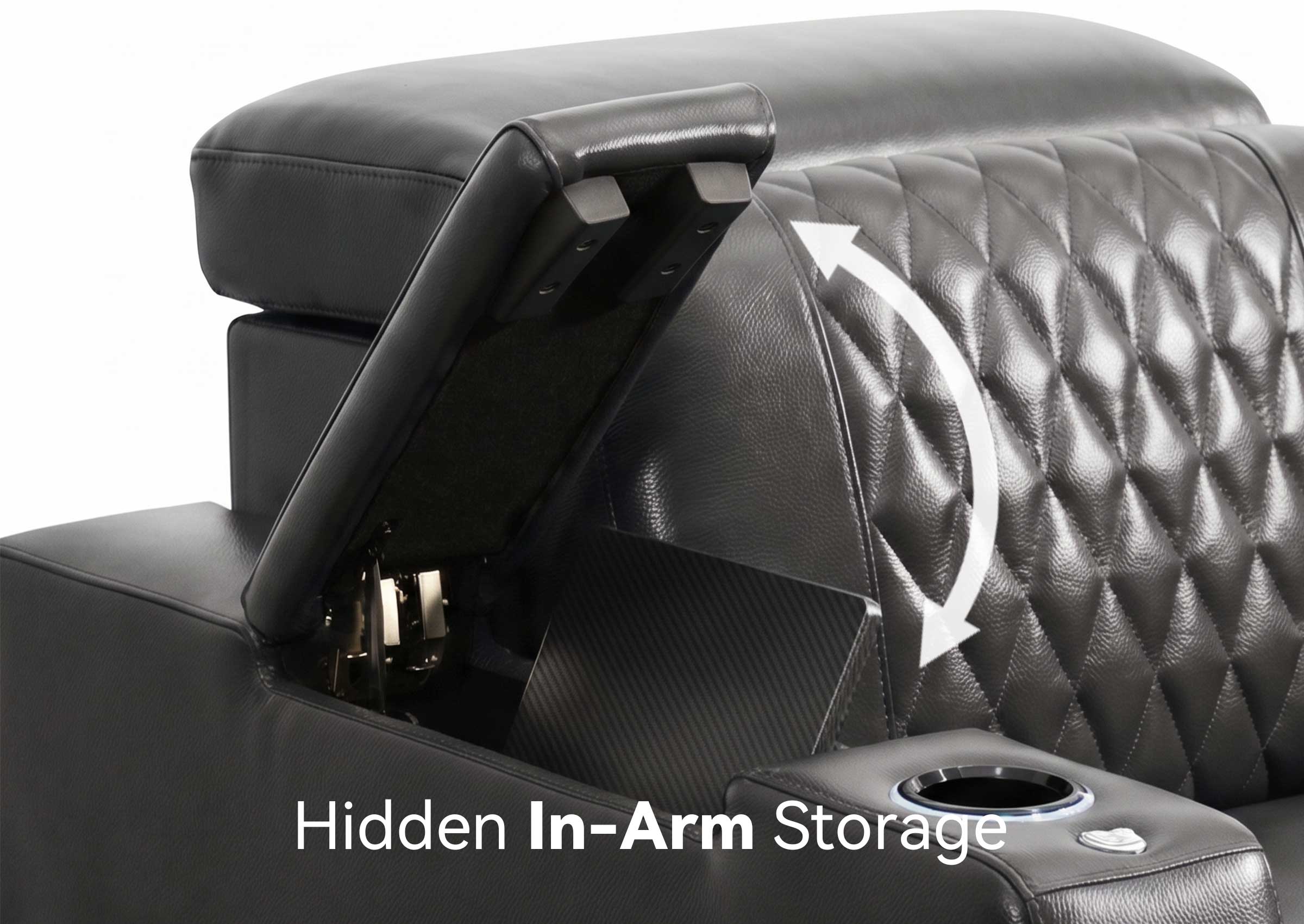 Weilianda RegalNex Series Custom Low-Profile Home Theater Seat | Wall Hugger Recliner