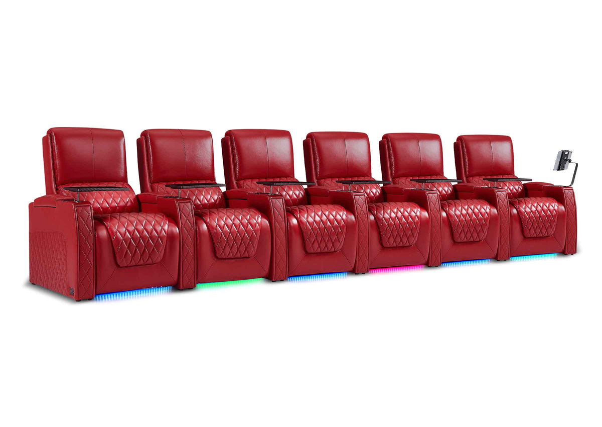 Weilianda AstroUltra XL Series – Big & Tall Design Six Seat Zero Gravity Recliner | Spacious Seating & Multi-Color Lighting
