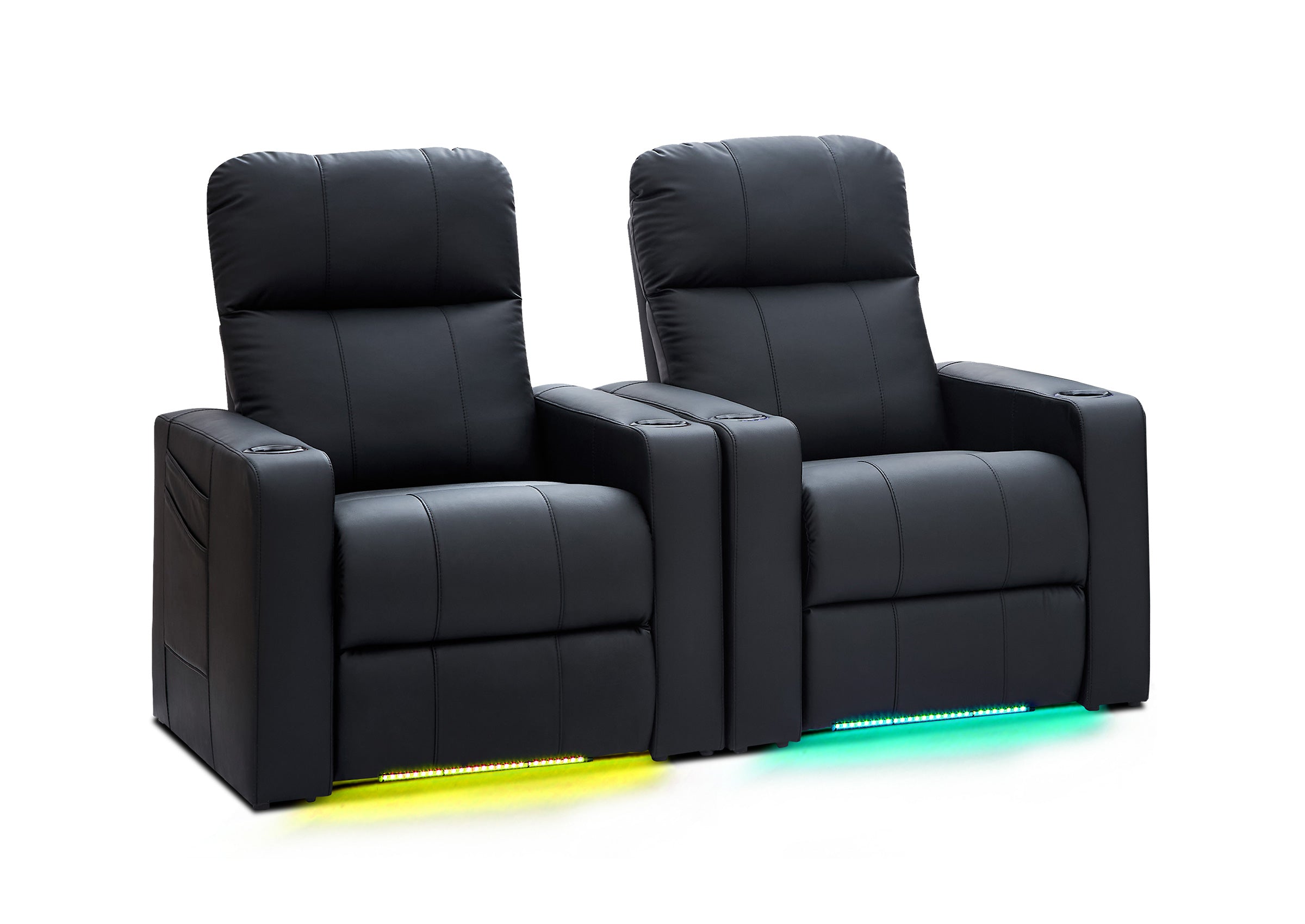 Weilianda ZeoFlex Series Zero Gravity Power Theater Recliner with RGB Ambient Lighting