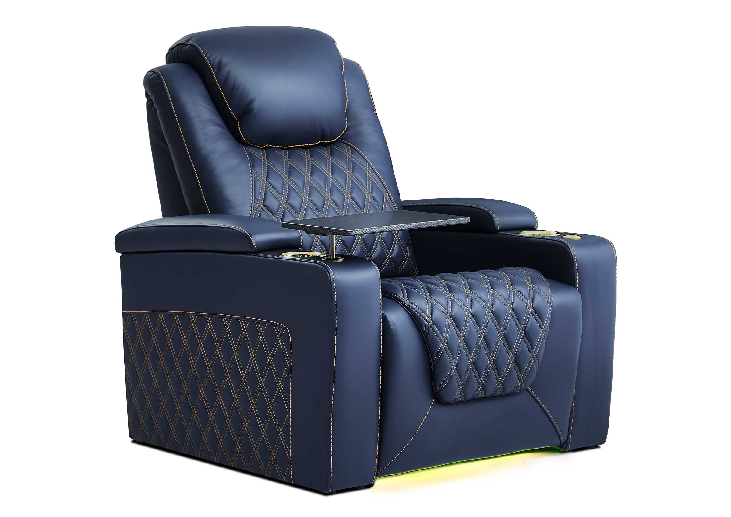 Weilianda Chic XL Series – Big & Tall Design | Single Home Theater Seat with Zero Gravity Recliner