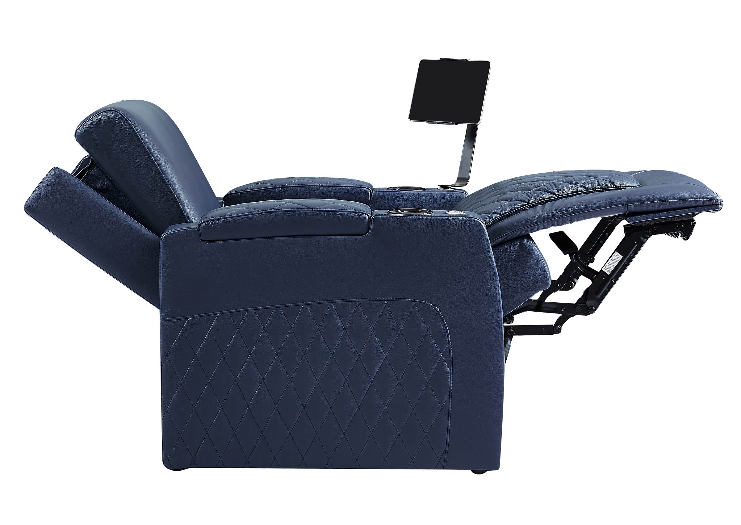 OPENED BOX-CLOSEOUT! Premium Leather Theater Seats for Media Room Four-Seat | Zero Gravity Recliner