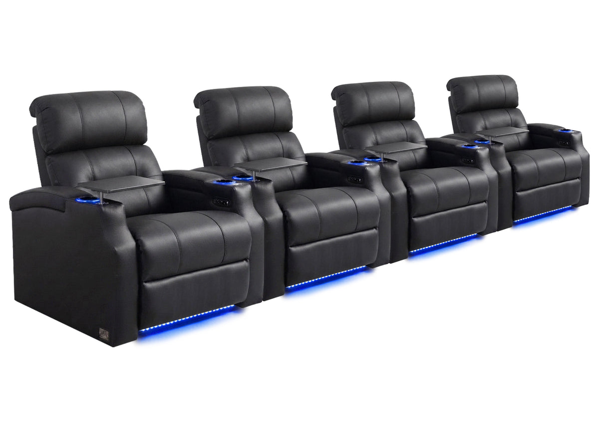 Weilianda Vanguard Series Movie Room Recliner Sofa 4 Seats