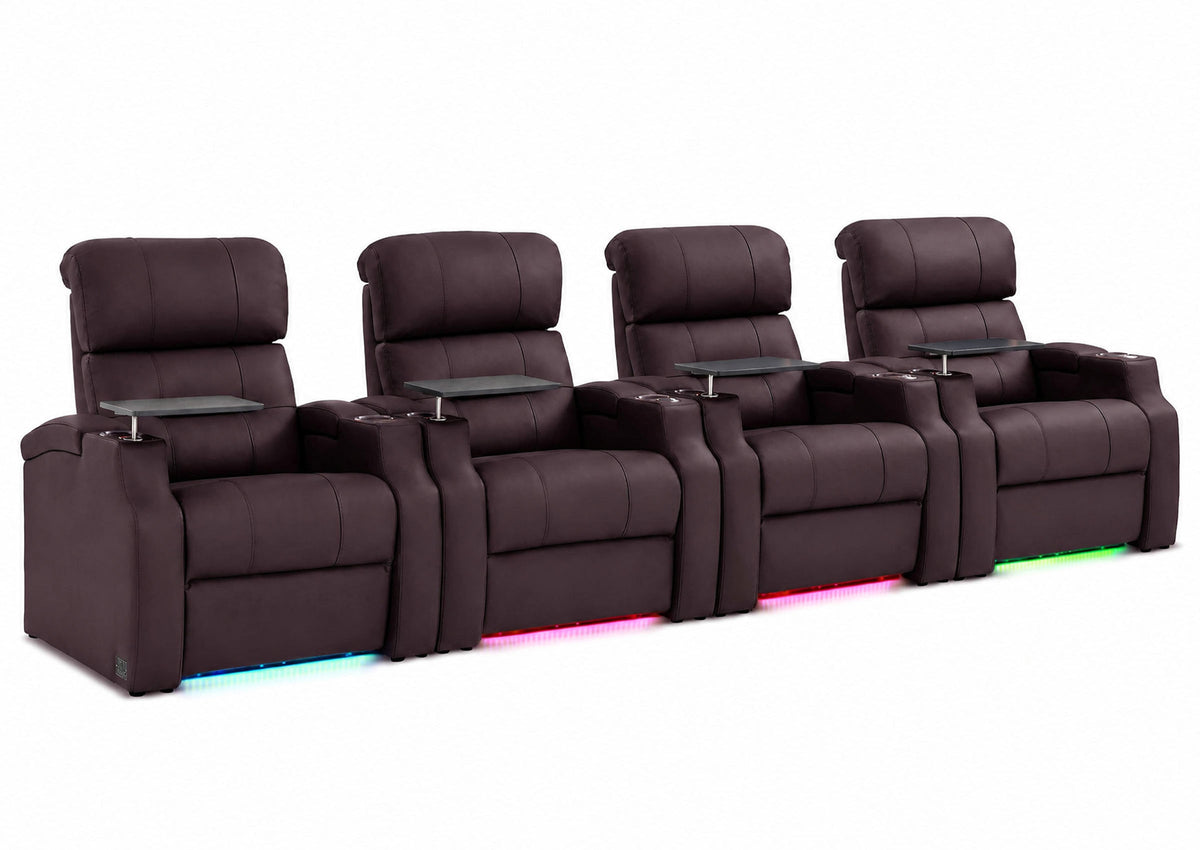 Weilianda Vanguard Series Movie Room Recliner Sofa 4 Seats