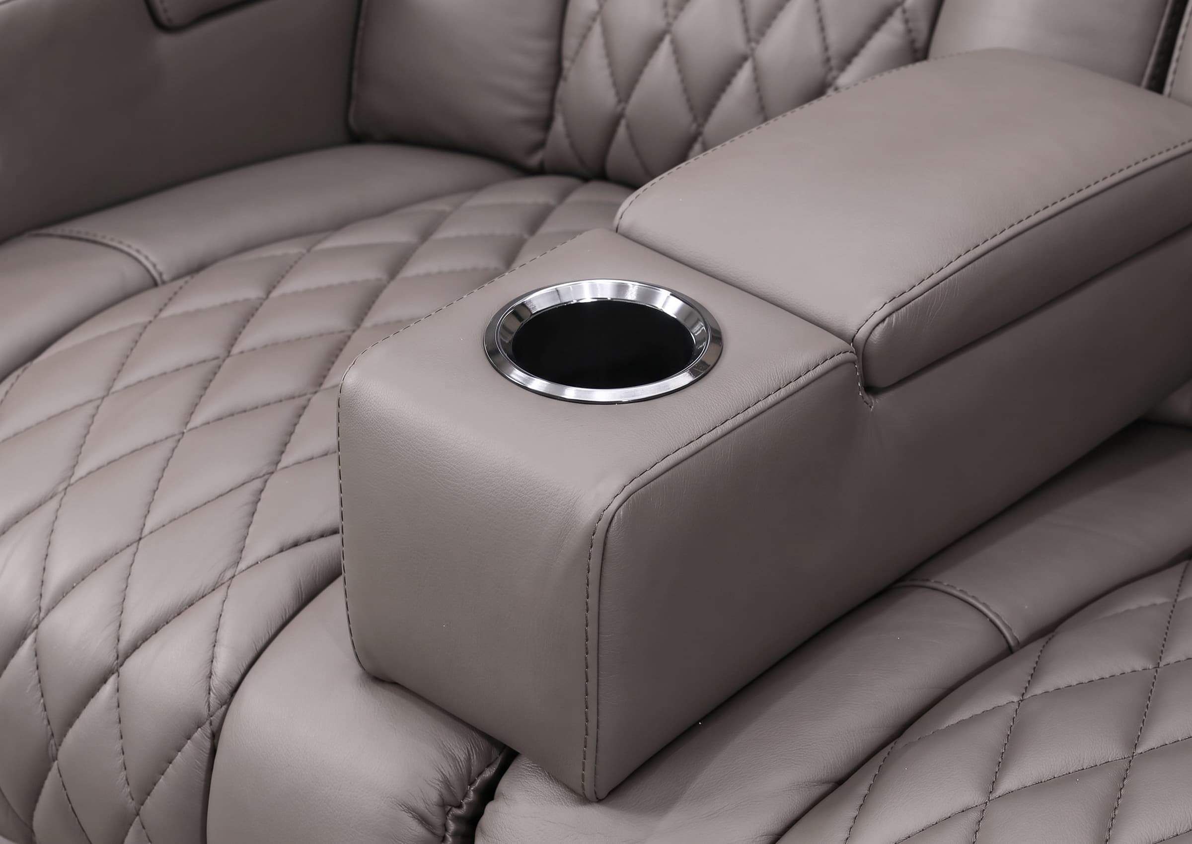 Custom Armrest Insert for Theater Recliner | Center Cup Holder Insert