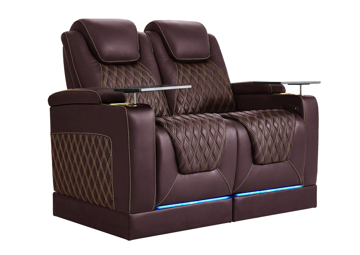 Weilianda Chic Riser Series 2-Seat Power Recliner | Adjustable Headrest & Footrest