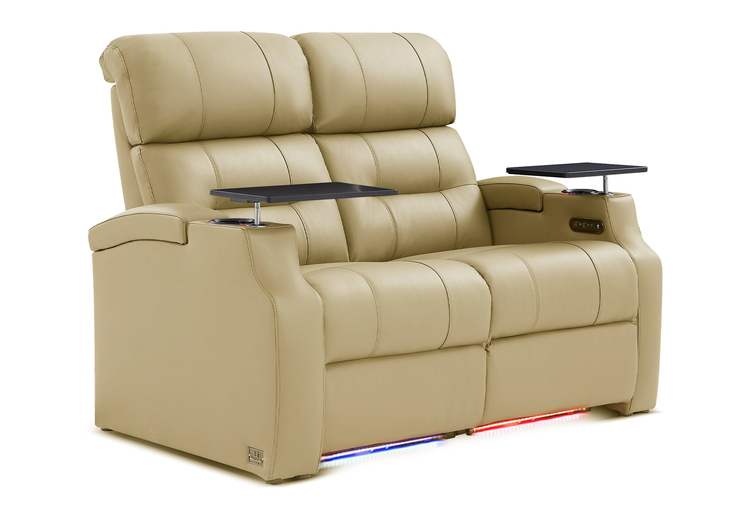 Weilianda Vanguard Power Reclining Loveseat Movie Theater Couch