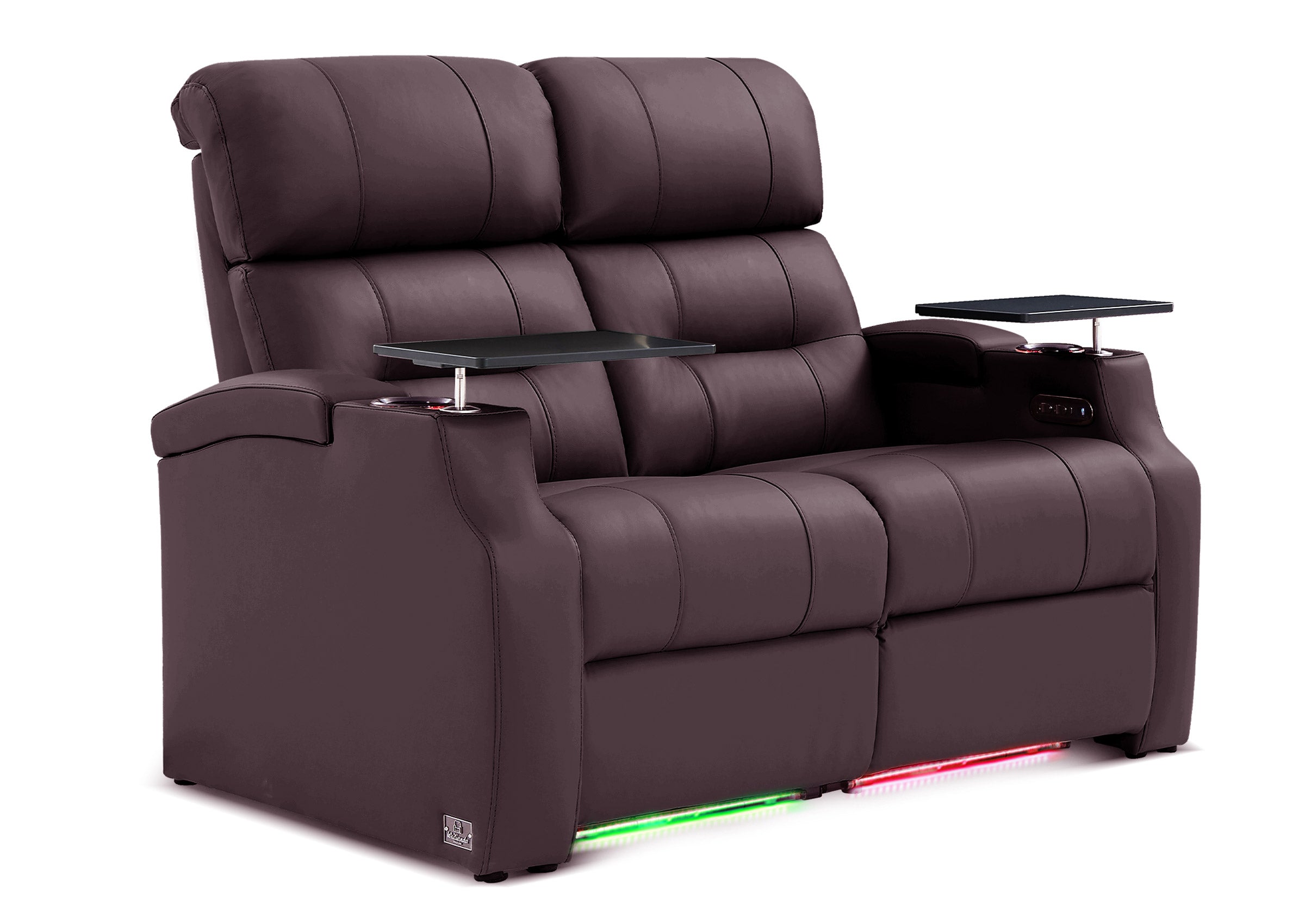 Weilianda Vanguard Power Reclining Loveseat Movie Theater Couch