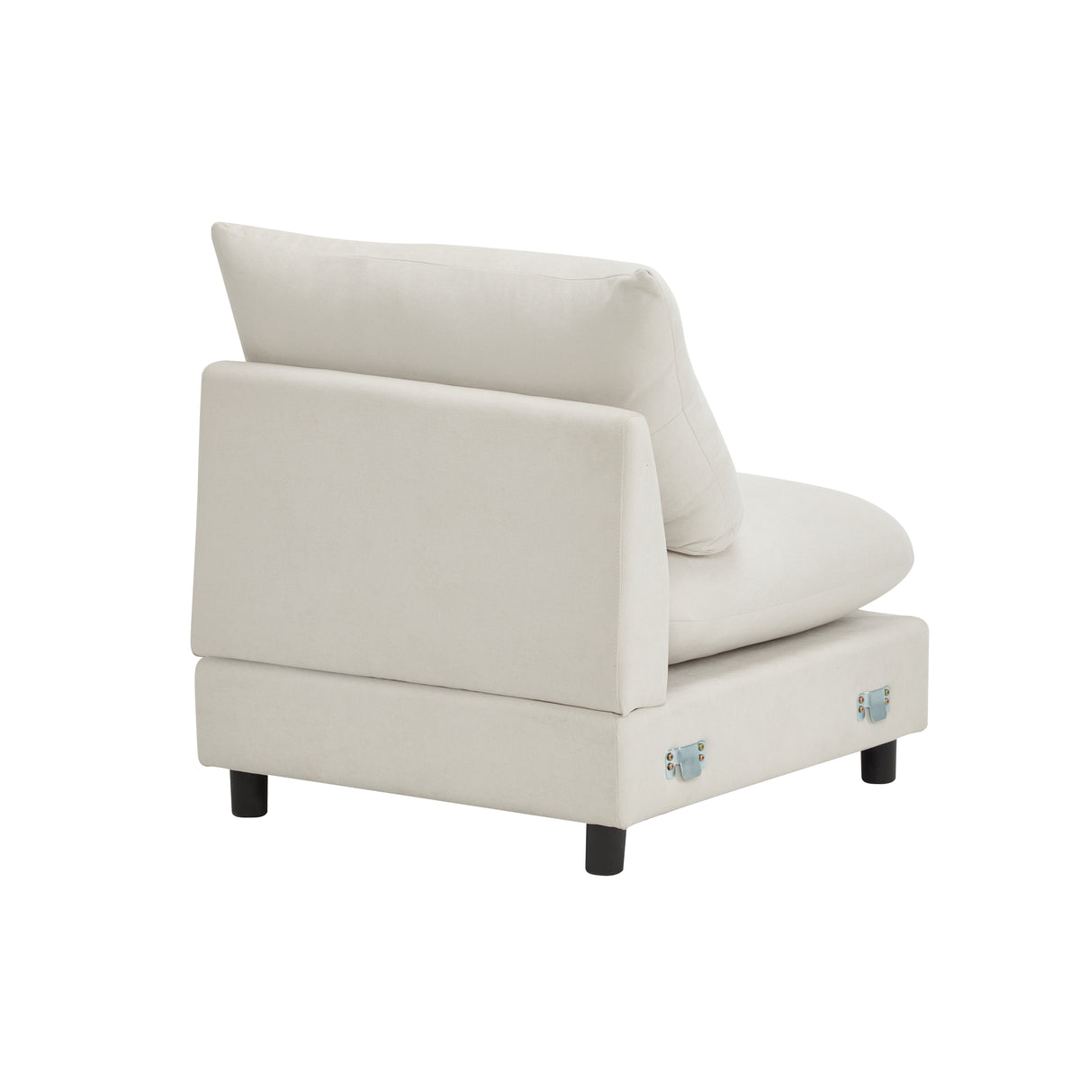 99 in. 3-Piece Modular Free Combination Sectional Sofa Couch