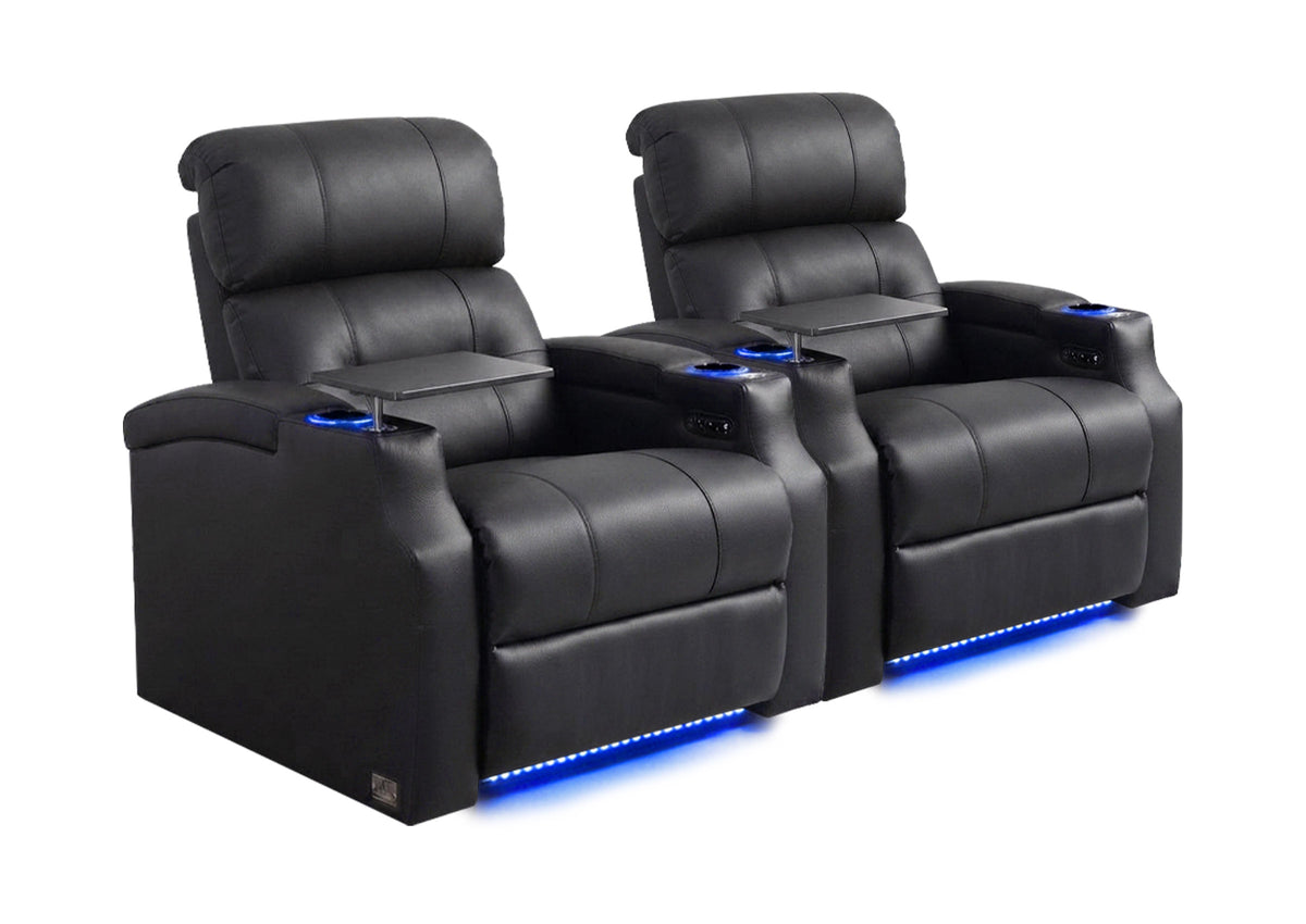 Weilianda Vanguard Power Reclining Loveseat Movie Theater Couch