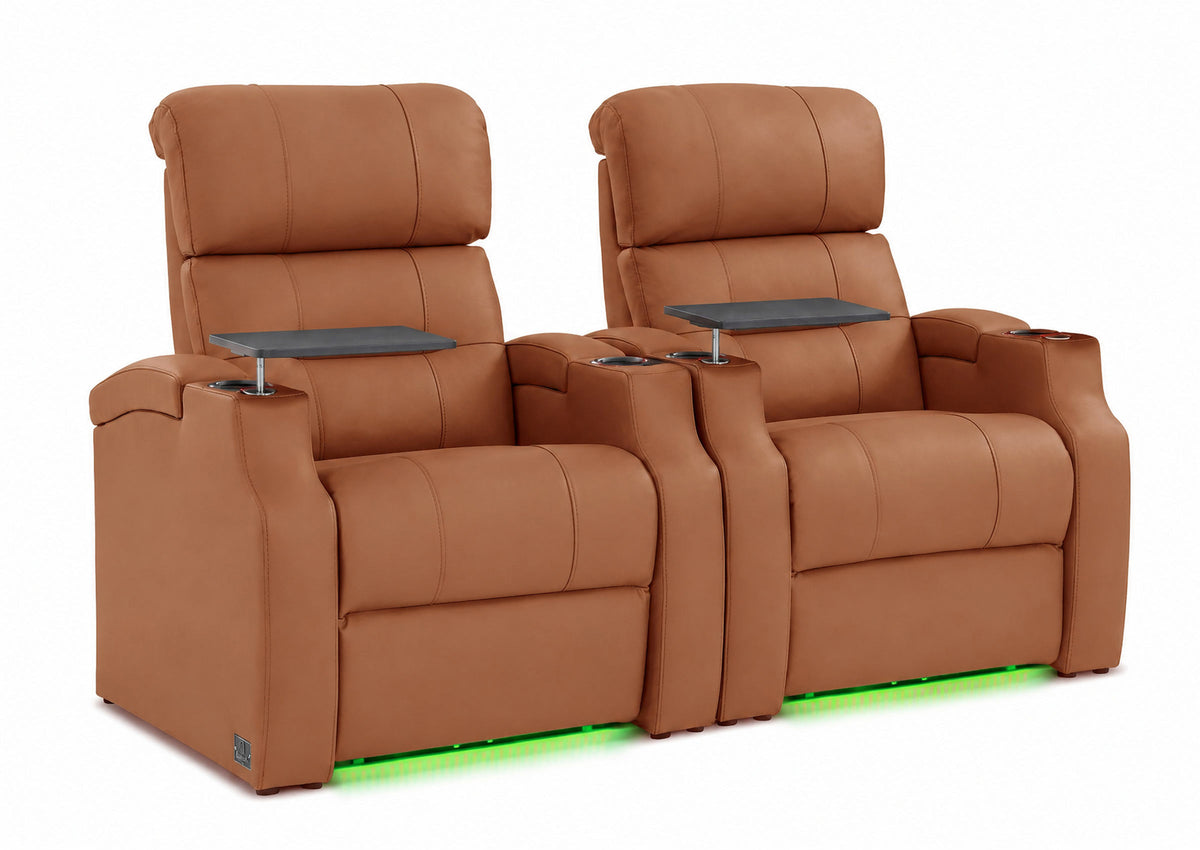 Weilianda Vanguard Power Reclining Loveseat Movie Theater Couch