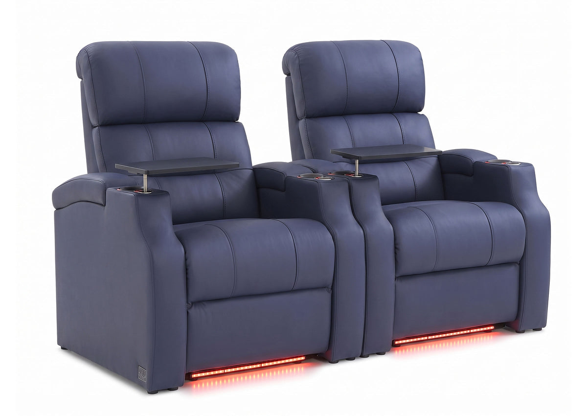 Weilianda Vanguard Power Reclining Loveseat Movie Theater Couch