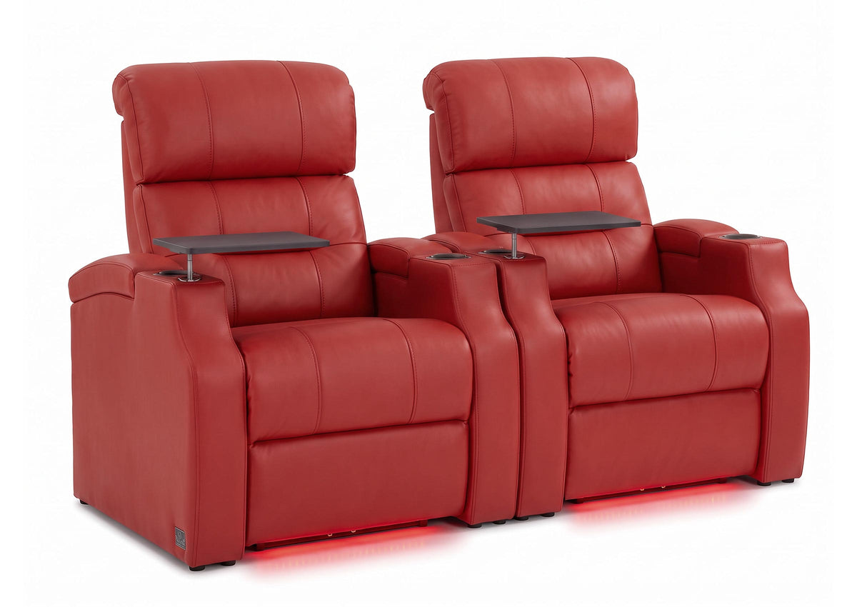 Weilianda Vanguard Power Reclining Loveseat Movie Theater Couch