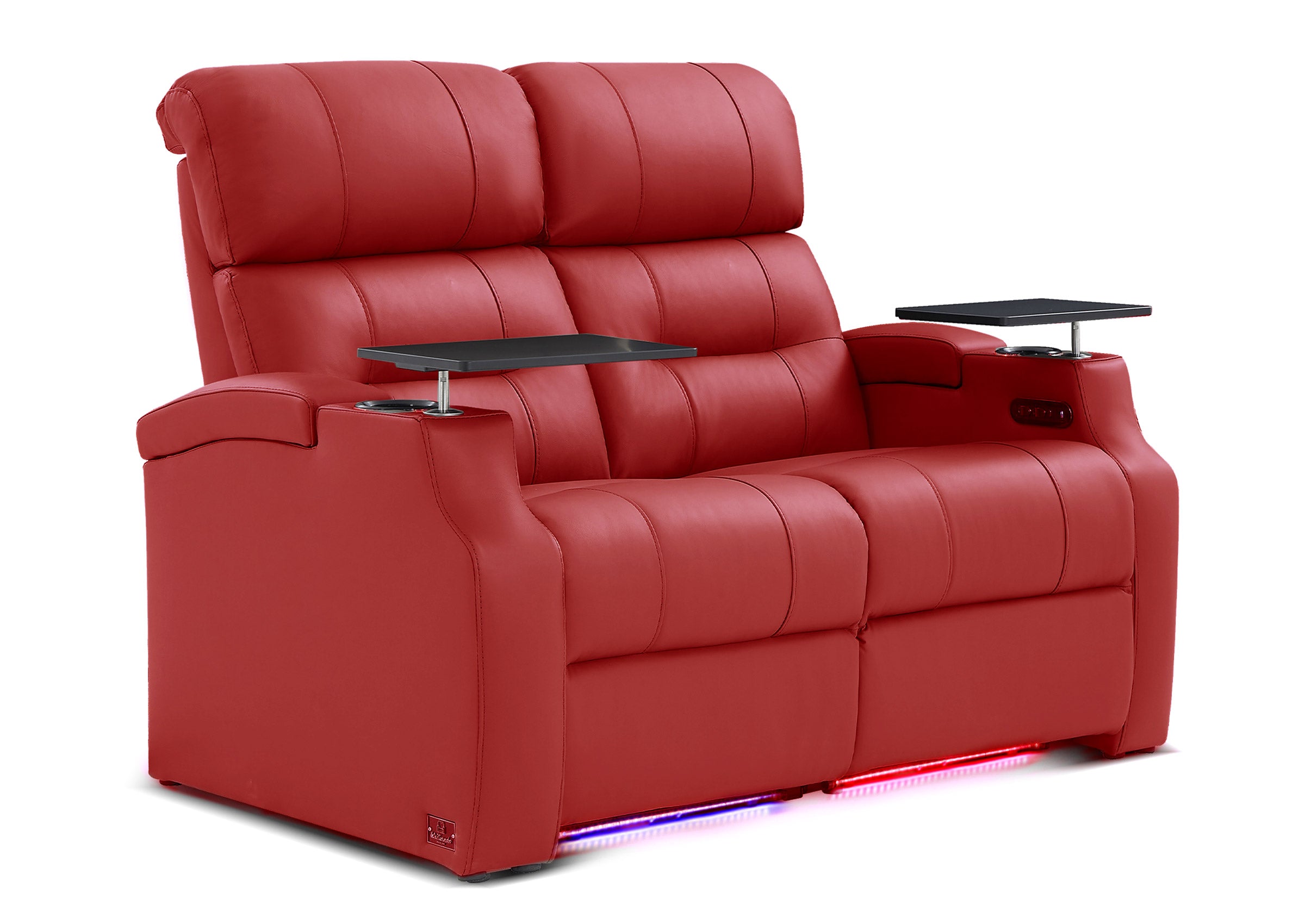 Weilianda Vanguard Power Reclining Loveseat Movie Theater Couch