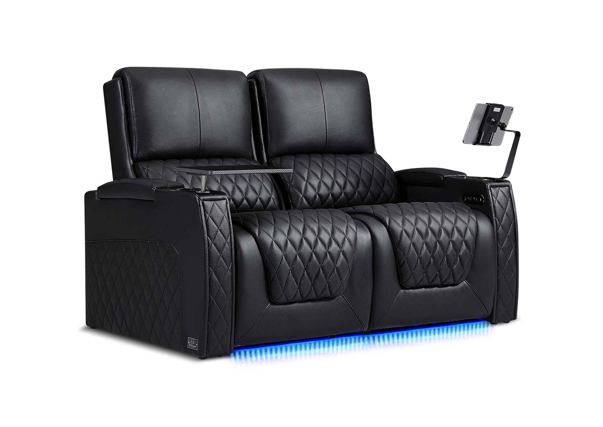 Weilianda AstroUltra XL Series – Big & Tall Design Two Seat Recliner Seats | Power Headrest for Media Room