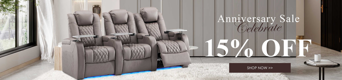 Luxury Series Home Theater Seating | Premium Leather Recliners