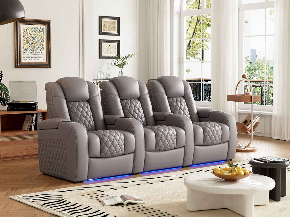 type-c charging home theater chair