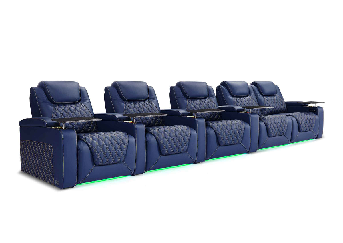 Weilianda Chic XL Series 5-Seat Electric Reclining Chair | Roomy Comfort & Multi-Color Ambient Lighting