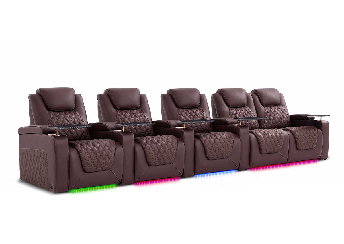 Weilianda Chic XL Series 5-Seat Electric Reclining Chair | Roomy Comfort & Multi-Color Ambient Lighting
