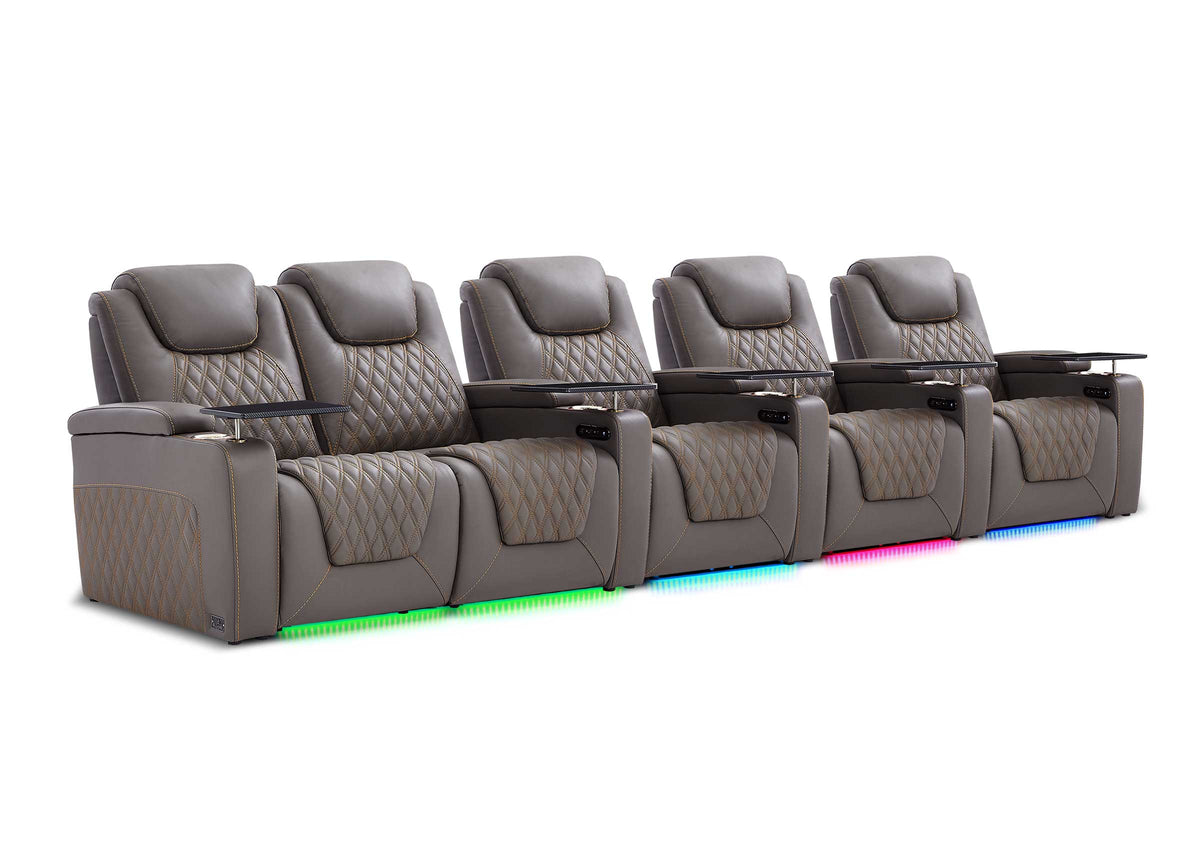 Weilianda Chic XL Series 5-Seat Electric Reclining Chair | Roomy Comfort & Multi-Color Ambient Lighting