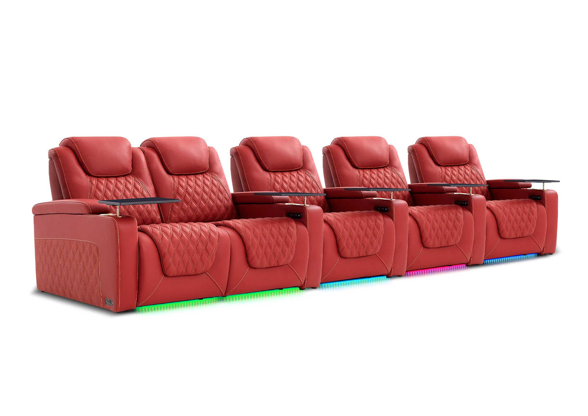 Weilianda Chic XL Series 5-Seat Electric Reclining Chair | Roomy Comfort & Multi-Color Ambient Lighting
