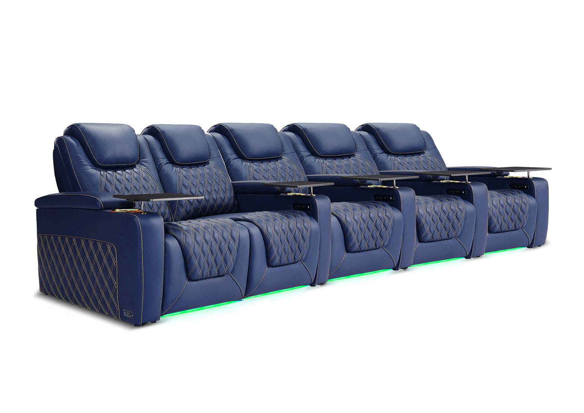 Weilianda Chic XL Series 5-Seat Electric Reclining Chair | Roomy Comfort & Multi-Color Ambient Lighting